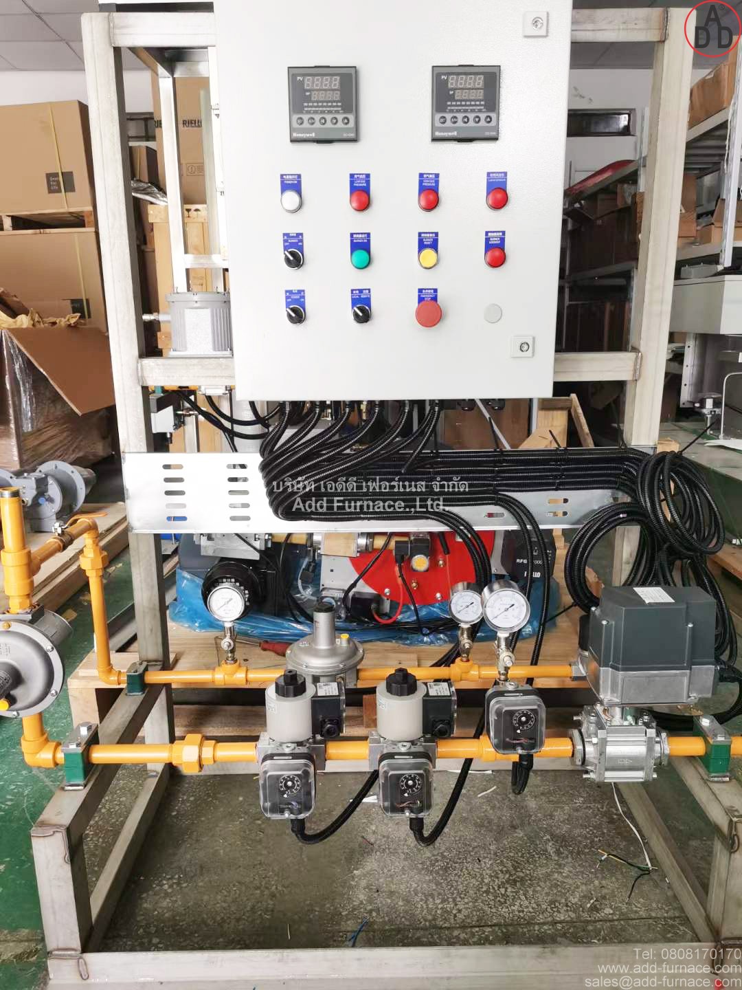 Gas Burner Autocontrol System ADD FURNACE CO.,LTD Project (5)